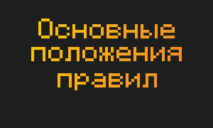 Основные положения правил